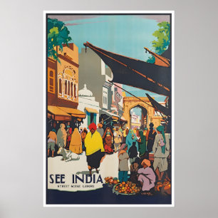 Indië Reis Kunst Lahore Poster Indiase Print