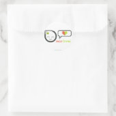 Indie Trend Ronde Sticker (Tas)