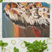 Indien 1 B Serviette de cuisine (Plié)