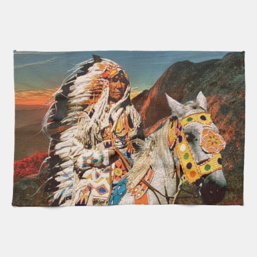 Indien 1 B Serviette de cuisine (Horizontal)