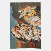 Indien 1 B Serviette de cuisine (Vertical)