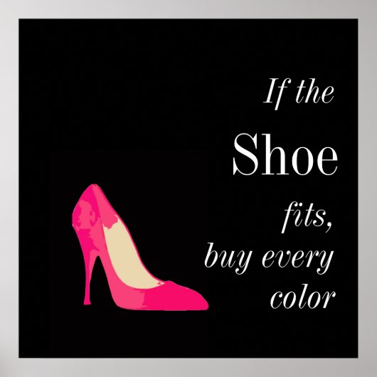 indien de schoen in poster past (Voorkant)