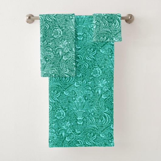 Indien de William Morris, turquoise et Aqua de (En situation)