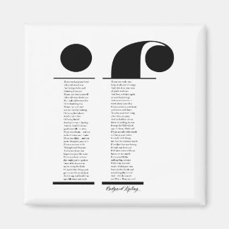 Indien door Rudyard Kipling Magneet