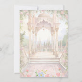 Indien Enregistrer la date Carte de mariage indien (Dos)