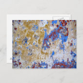 Indien - uralte Hauswand Briefkaart (Voorkant / Achterkant)