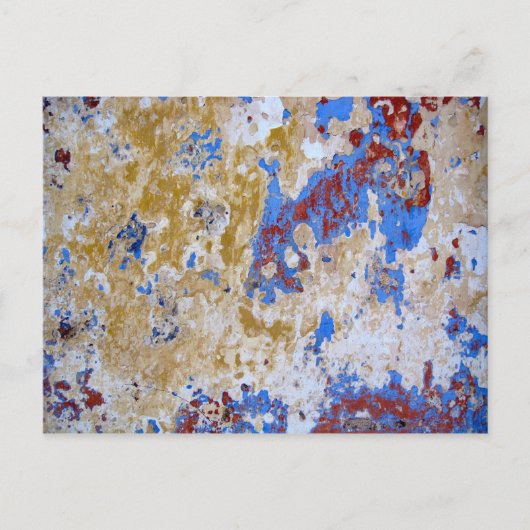 Indien - uralte Hauswand Briefkaart (Voorkant)