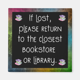 Indien verloren gelieve Magnet terug te keren Magneet