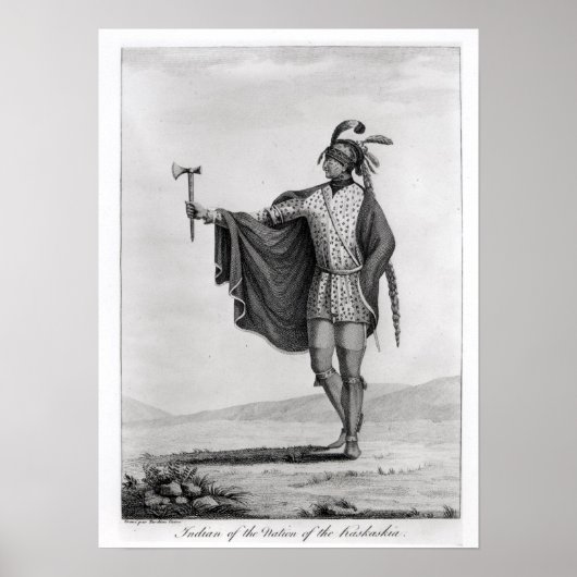 Indiër van de Natie van Kaskaskia Poster (Voorkant)