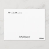 Indiërs in de ruimte #1 briefkaart (Achterkant)