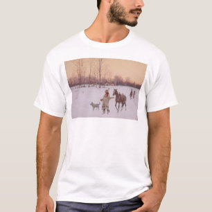 Indiërs in de sneeuw (0565A) T-shirt