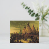 Indiërs, Raad van de Sioux-oorlog door Catlin (Staand voorkant)