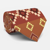 Indigène Imprimer 4 Cravate (Roulé)