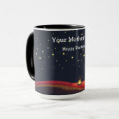 Indigenous Dot Starlit Campfire Constellation Mok (Voorkant links)