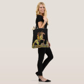Indigenous Horse Native Indian Tote Bag Black (Op model)