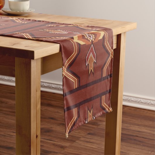 Indigenous Print 3 Table Runner Korte Tafelloper (Voorbeeld)