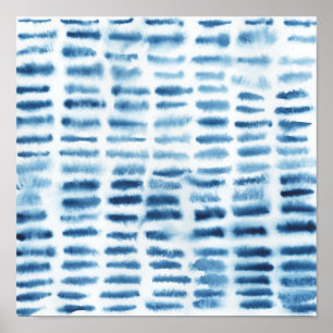 Indigio Waterverf Print