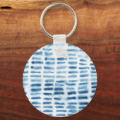 Indigio Waterverf Print Sleutelhanger (Voorkant)