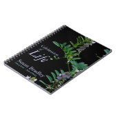 Indigo 2 Floral Photography Funeral Livre d'or (Côté gauche)