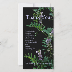 Indigo 3 Floral Sympathy Merci photo