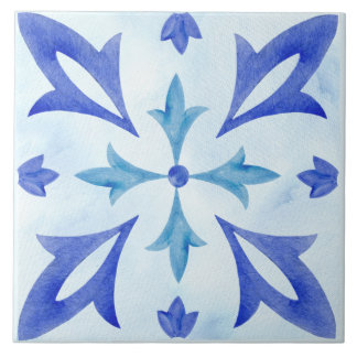 Indigo Azulejo Blau Portugees Lissabon Decoratie Tegeltje