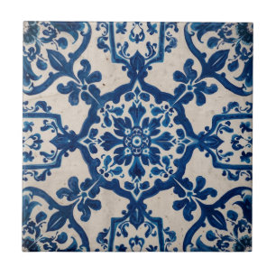 Indigo Azulejo Blauwe Portugese Lissabon Talavera Tegeltje