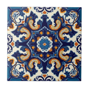 Indigo Azulejo Blauwe Portugese Lissabon Talavera Tegeltje