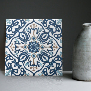 Indigo Azulejo Blue Portugal Decoratief C Tegeltje