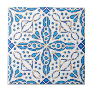 Indigo Azulejo Blue Portugal Decoratief Tegeltje
