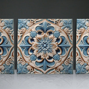 Indigo Azulejo Blue Portugal Decoratief Tegeltje