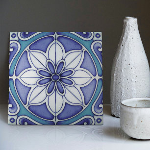 Indigo Azulejo Blue Portugal Decoratief Tegeltje