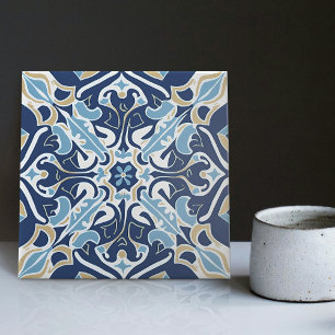 Indigo Azulejo Blue Portugal Decoratief Tegeltje