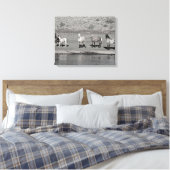 Indigo Band Canvas Afdruk (Insitu (Slaapkamer))