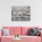 Indigo Band Canvas Afdruk (Insitu (Woonkamer))