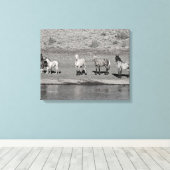 Indigo Band Canvas Afdruk (Insitu (Houten vloer))