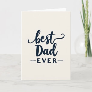 Indigo Beste Papa Ooit Kaart
