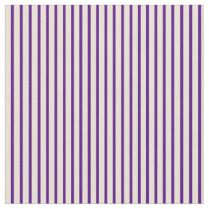Indigo & Bisque gekleurd Striped/Lined Pattern Stof