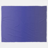 Indigo Blau Gradiënt Fleece Deken (Voorkant (Horizontaal))