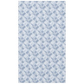 Indigo Blue, Blanc Faux Patchwork Nappe (Devant)