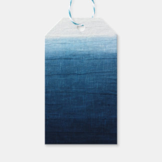 Indigo Blue Dip geverfd/Ombre' Fade Ocean Beauty! Cadeaulabel