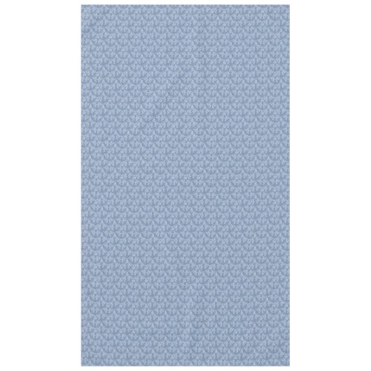 Indigo Blue Ethnic Floral Imprimer Nappe (Devant)