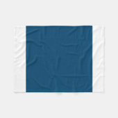 Indigo Blue Fleece Deken (Voorkant (Horizontaal))