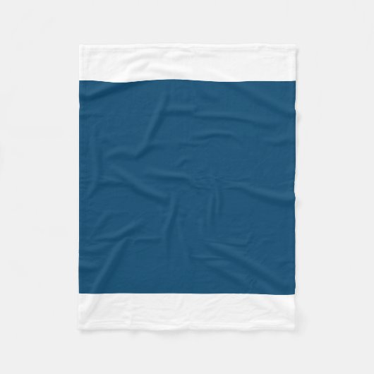 Indigo Blue Fleece Deken (Voorkant)