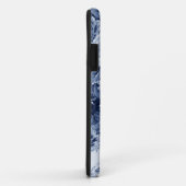 Indigo Blue Floral Case-Mate iPhone Case (Achterkant/rechts)