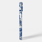 Indigo Blue Flowers Case-Mate iPhone Case (Achterkant / Rechts)