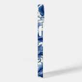 Indigo Blue Flowers Case-Mate iPhone Case (Achterkant / Rechts)