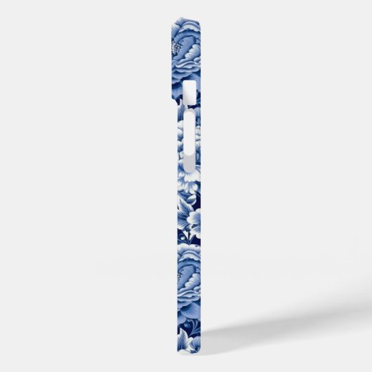 Indigo Blue Flowers Case-Mate iPhone Case (Achterkant / Links)