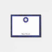 Indigo Blue Outer Space Galaxy Post-it® Notes (Voorkant)