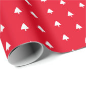 Indigo Blue Red White - kerstboompatroon Cadeaupapier (Rol Hoek)