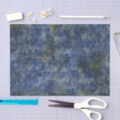 Indigo Blue Rustic Texture Tissuepapier (Craft)